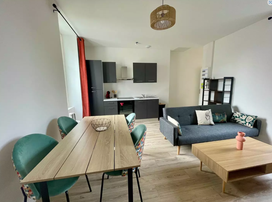Appartement, meublé, 3 pièces, 45m² à Angers (49100) — photo principale
