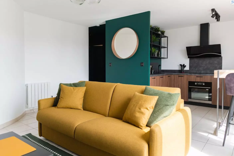 Appartement, meublé, 1 pièce, 35m² à Lyon (69007) — photo principale