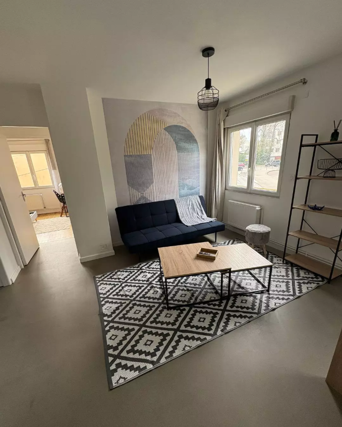 Appartement, meublé, 3 pièces, 55m² à Nantes (44000) — photo principale