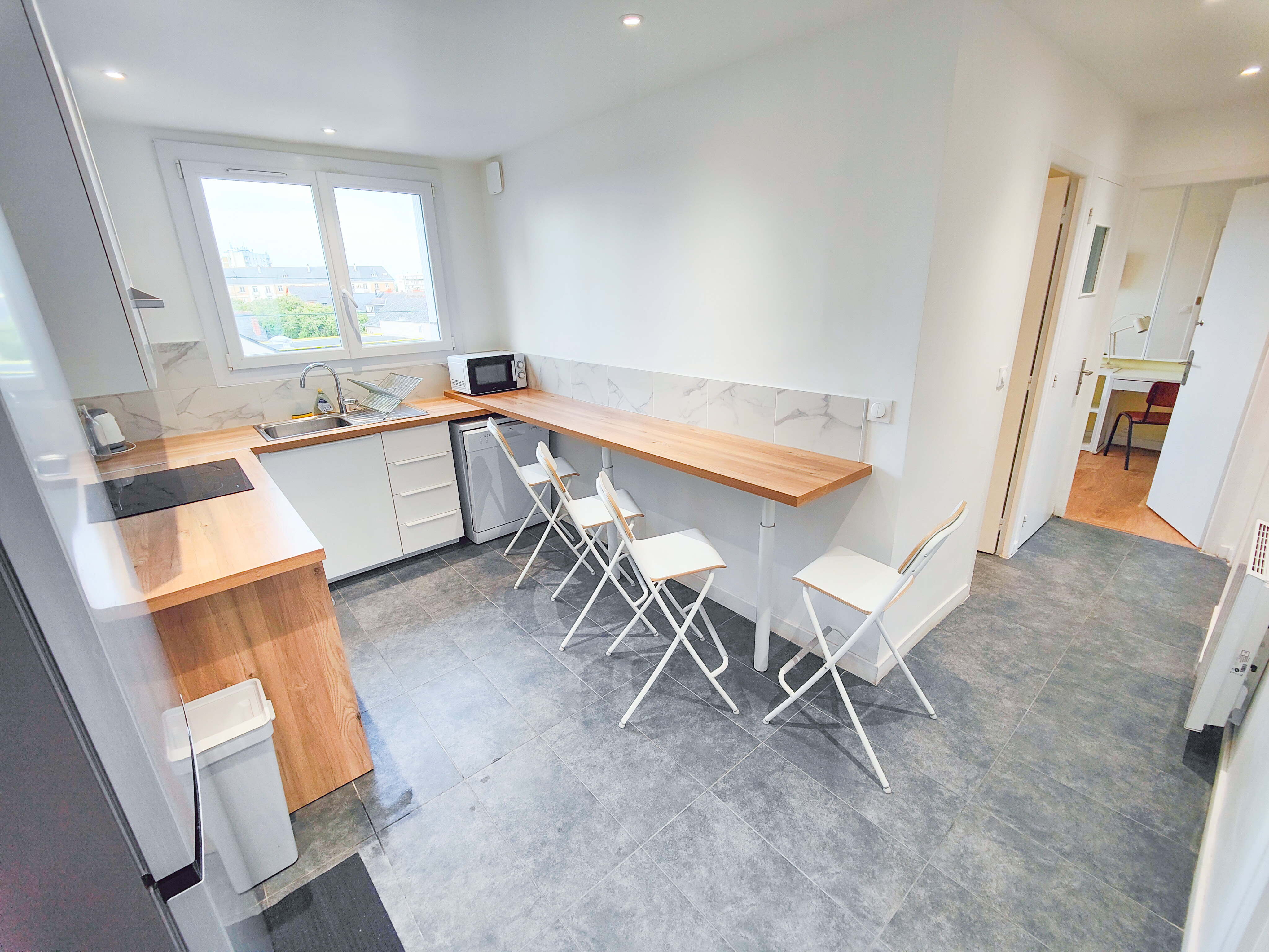 Chambre, meublé, 4 pièces, 70m² à Rennes (35000) — photo 2