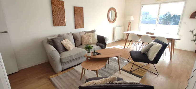 Appartement, meublé, 3 pièces, 64m² à Rennes (35000) — photo principale