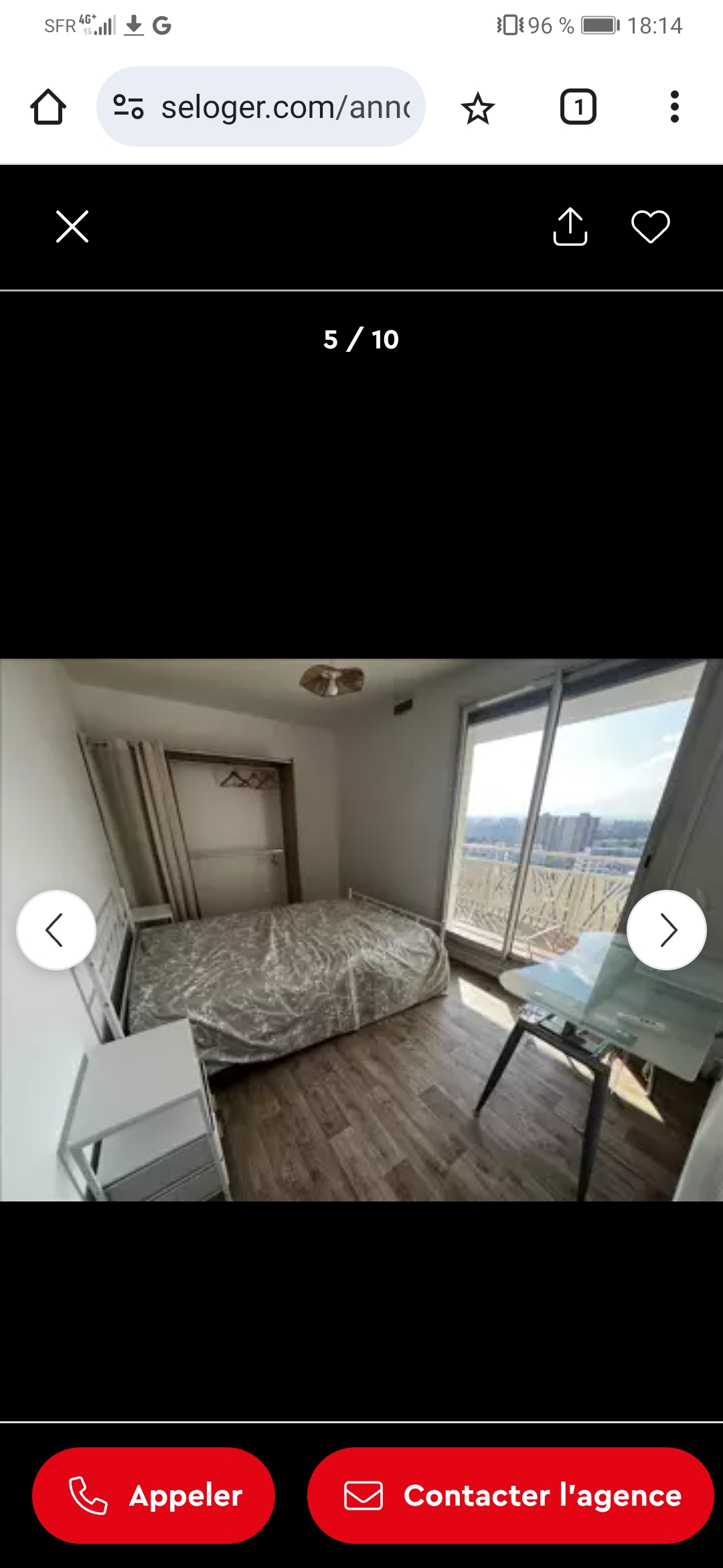 Chambre, meublé, 4 pièces, 10m² à Saint-Priest (69800) — photo 5