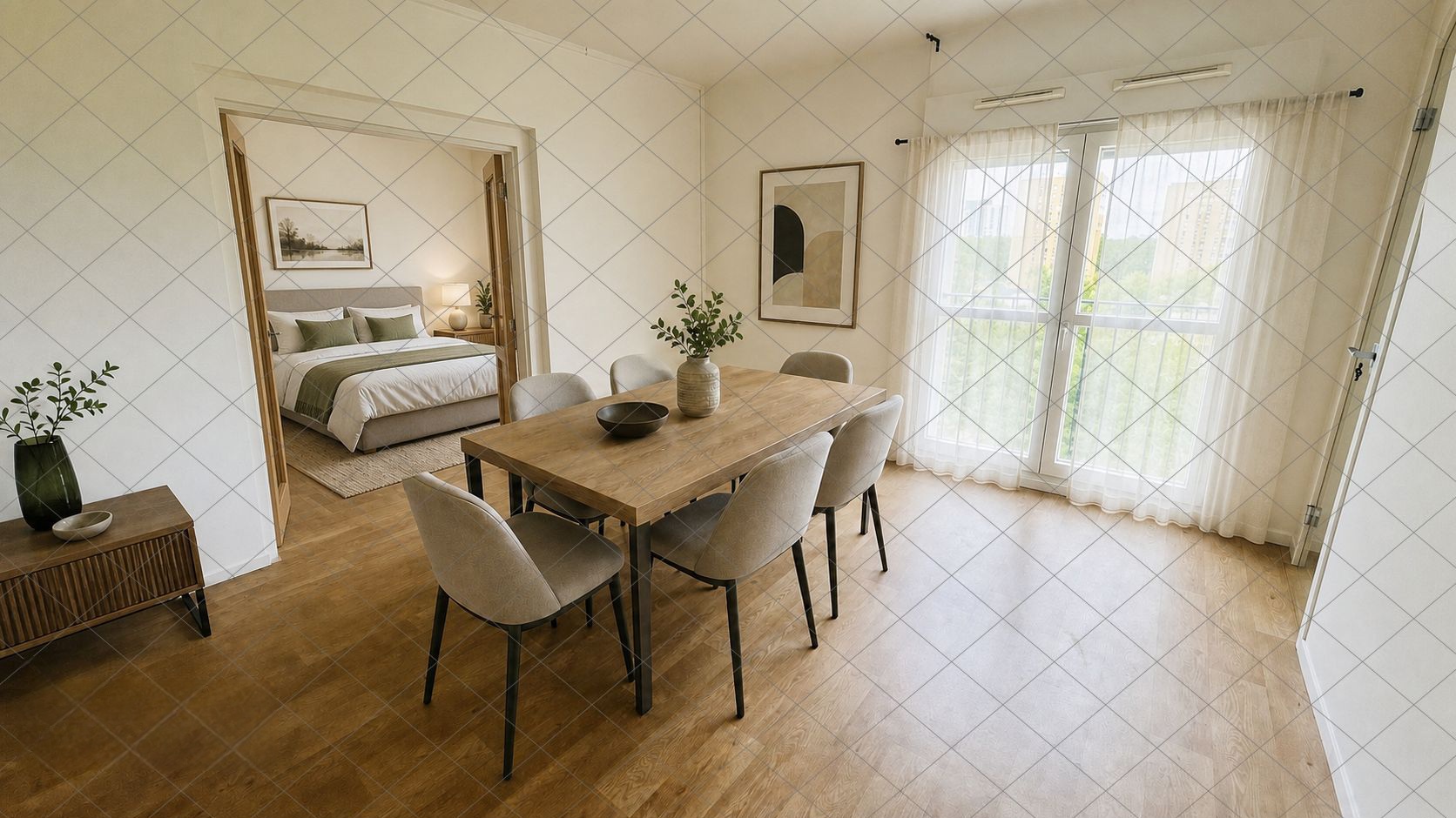 Appartement, meublé, 2 pièces, 46m² à Le Mans (72100) — photo principale