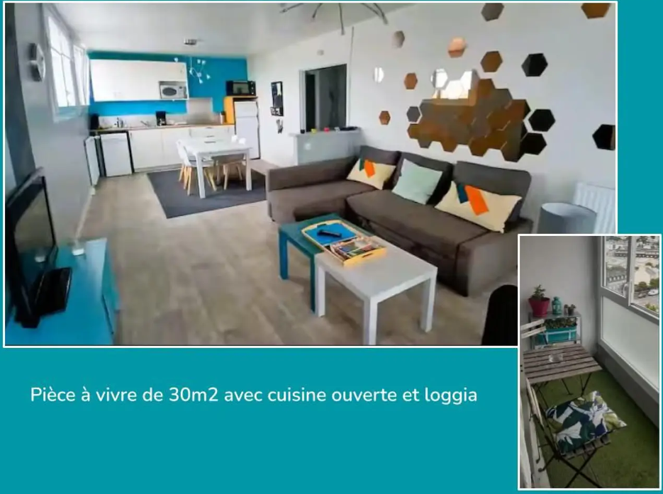 Appartement, meublé, 4 pièces, 90m² à Brest (29200) — photo principale