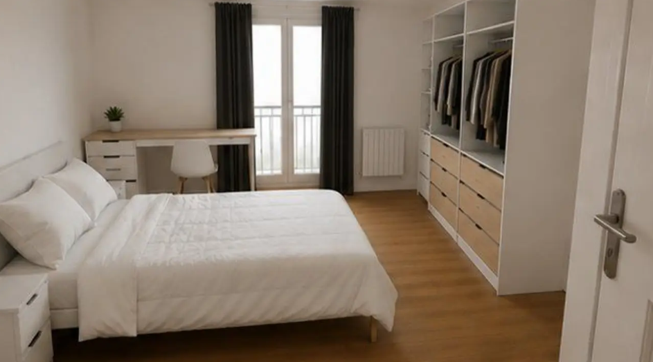 Chambre, meublé, 11m² à Paris (75018) — photo 4